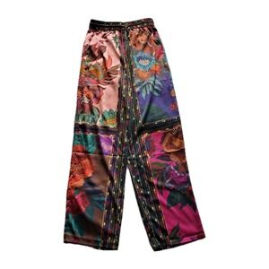 House Of Harlow 1960 Women's Patterned 70's Print Slinky Pants XS EUC